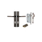 Iver Annecy Door Lever Rectangular Latch Pair, Passage Kit, Privacy Kit , Entrance Kit with High Security Lock -Signature Brass