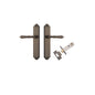 Iver Sarlat  Door Lever Oval Latch Pair, Passage Kit, Privacy Kit , Entrance Kit with High Security Lock - Signature Brass