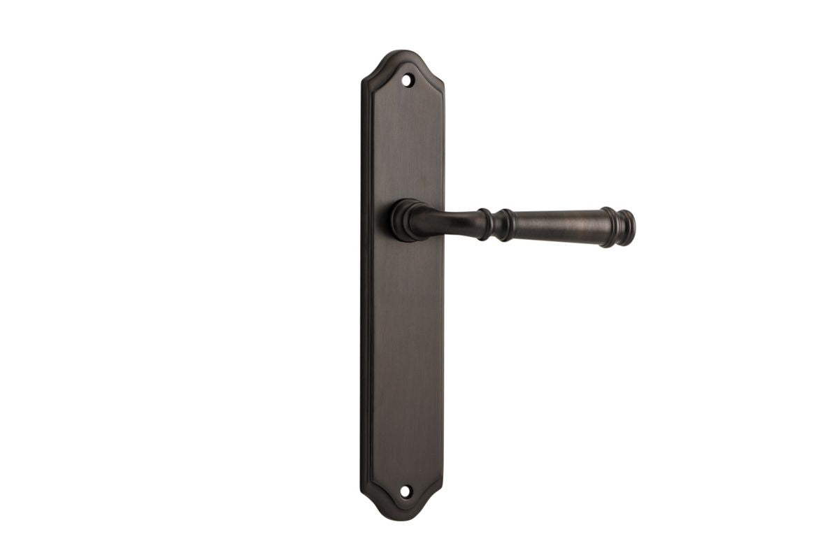 Iver Verona Door Lever Shouldered Latch Pair, Passage Kit, Privacy Kit , Entrance Kit with High Security Lock- Signature Brass