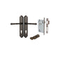 Iver Verona Door Lever Shouldered Latch Pair, Passage Kit, Privacy Kit , Entrance Kit with High Security Lock- Signature Brass