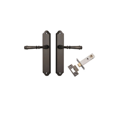 Iver Verona Door Lever Shouldered Latch Pair, Passage Kit, Privacy Kit , Entrance Kit with High Security Lock- Signature Brass