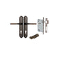 Iver Annecy Door Lever Shouldered Latch Pair, Passage Kit, Privacy Kit , Entrance Kit with High Security Lock -Signature Brass