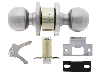 Carbine Australia Communication set - Outside key only inside key only  60mm and 70mm backset - Stainless Steel & Matte Black