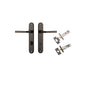 Iver Annecy Door Lever Oval Latch Pair, Passage Kit, Privacy Kit , Entrance Kit with High Security Lock - Signature Brass