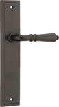 Iver Sarlat  Door Lever Stepped Latch Pair, Passage Kit, Privacy Kit , Entrance Kit with High Security Lock - Signature Brass