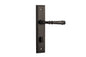 Iver Verona Door Lever Stepped Latch Pair, Passage Kit, Privacy Kit , Entrance Kit with High Security Lock- Signature Brass