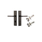 Iver Annecy Door Lever Shouldered Latch Pair, Passage Kit, Privacy Kit , Entrance Kit with High Security Lock -Signature Brass