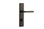 Iver Annecy Door Lever Shouldered Latch Pair, Passage Kit, Privacy Kit , Entrance Kit with High Security Lock -Signature Brass