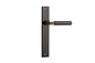 Iver Berlin Door Lever Rectangular Latch Pair, Passage Kit, Privacy Kit , Entrance Kit with High Security Lock -  Signature Brass