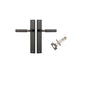 Iver Berlin Door Lever Rectangular Latch Pair, Passage Kit, Privacy Kit , Entrance Kit with High Security Lock -  Signature Brass
