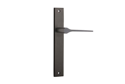 Iver Como  Door Lever Rectangular Latch Pair, Passage Kit, Privacy Kit , Entrance Kit with High Security Lock -Signature Brass