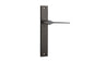 Iver Como  Door Lever Rectangular Latch Pair, Passage Kit, Privacy Kit , Entrance Kit with High Security Lock -Signature Brass