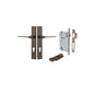 Iver Como  Door Lever Rectangular Latch Pair, Passage Kit, Privacy Kit , Entrance Kit with High Security Lock -Signature Brass