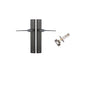 Iver Como  Door Lever Rectangular Latch Pair, Passage Kit, Privacy Kit , Entrance Kit with High Security Lock -Signature Brass