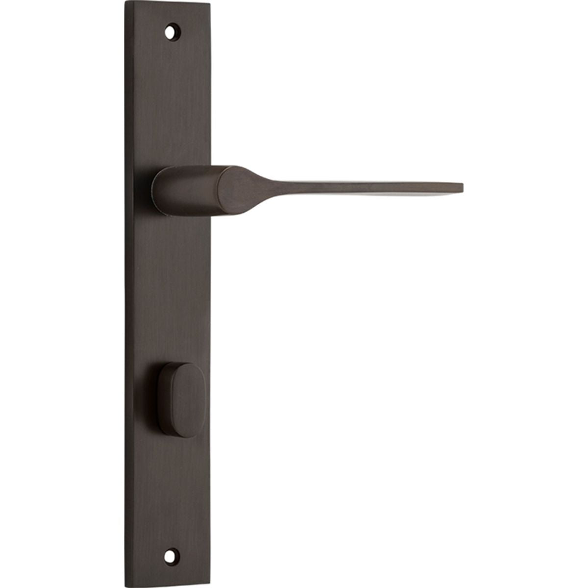 Iver Como  Door Lever Rectangular Latch Pair, Passage Kit, Privacy Kit , Entrance Kit with High Security Lock -Signature Brass