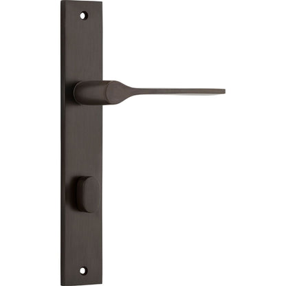 Iver Como  Door Lever Rectangular Latch Pair, Passage Kit, Privacy Kit , Entrance Kit with High Security Lock -Signature Brass