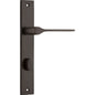 Iver Como  Door Lever Rectangular Latch Pair, Passage Kit, Privacy Kit , Entrance Kit with High Security Lock -Signature Brass