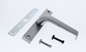 Carbine Australia Component for flip bolt - Long Lever and Short Lever furniture  Egress Handle - Satin Chrome
