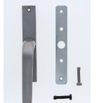 Carbine Australia Component for flip bolt - Long Lever and Short Lever furniture  Egress Handle - Satin Chrome