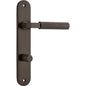 Iver Berlin Door Lever Oval Latch Pair, Passage Kit, Privacy Kit , Entrance Kit with High Security Lock - Signature Brass