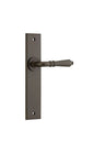 Iver Sarlat  Door Lever Chamfered Latch Pair, Passage Kit, Privacy Kit , Entrance Kit with High Security Lock - Signature Brass