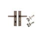 Iver Bronte Door Lever Chamfered Latch Pair, Passage Kit, Privacy Kit , Entrance Kit with High Security Lock -Signature Brass