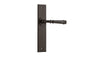 Iver Verona Door Lever Chamfered Latch Pair, Passage Kit, Privacy Kit , Entrance Kit with High Security Lock- Signature Brass