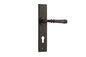 Iver Verona Door Lever Chamfered Latch Pair, Passage Kit, Privacy Kit , Entrance Kit with High Security Lock- Signature Brass