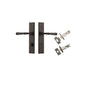 Iver Verona Door Lever Chamfered Latch Pair, Passage Kit, Privacy Kit , Entrance Kit with High Security Lock- Signature Brass