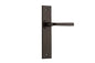 Iver Annecy Door Lever Chamfered Latch Pair, Passage Kit, Privacy Kit , Entrance Kit with High Security Lock -Signature Brass
