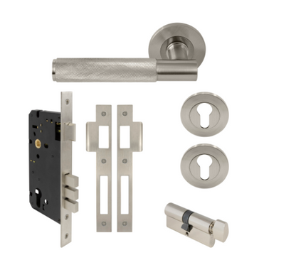 Windsor Premium NZ NIDO Verge Rose Entrance Set - Diamond Knurl Priced Per Set Available in 7 Colours