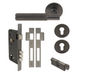 Windsor Premium NZ NIDO Verge Rose Entrance Set - Diamond Knurl Priced Per Set Available in 7 Colours