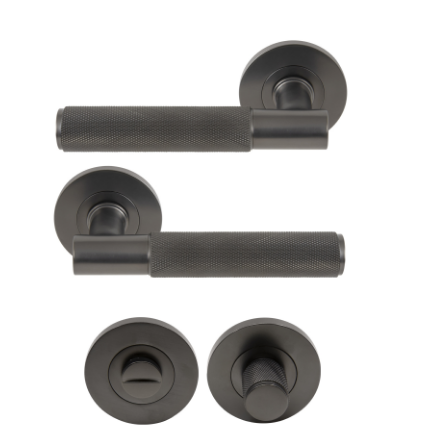 Windsor Premium NZ NIDO Verge Rose Privacy Set - Diamond Knurl Priced Per Set Available in 7 Colours