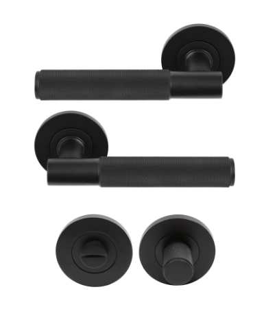 Windsor Premium NZ NIDO Verge Rose Privacy Set - Diamond Knurl Priced Per Set Available in 7 Colours