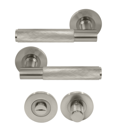 Windsor Premium NZ NIDO Verge Rose Privacy Set - Diamond Knurl Priced Per Set Available in 7 Colours