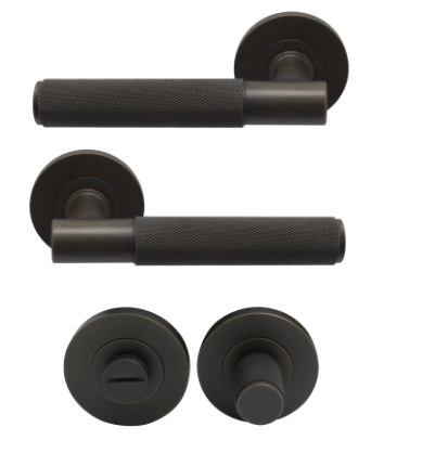 Windsor Premium NZ NIDO Verge Rose Privacy Set - Diamond Knurl Priced Per Set Available in 7 Colours