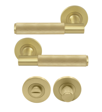 Windsor Premium NZ NIDO Verge Rose Privacy Set - Diamond Knurl Priced Per Set Available in 7 Colours