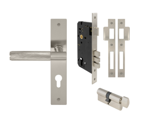 Windsor Premium NZ NIDO Verge Longplate Entrance Set - Diamond Knurl Priced Per Set  Available in 7 Colours