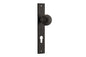 Iver Guildford Door Knob Rectangular Latch Pair, Passage Kit, Privacy Kit , Entrance Kit with High Security Lock - Signature Brass