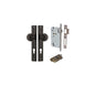 Iver Guildford Door Knob Rectangular Latch Pair, Passage Kit, Privacy Kit , Entrance Kit with High Security Lock - Signature Brass