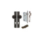 Iver Guildford Door Knob Rectangular Latch Pair, Passage Kit, Privacy Kit , Entrance Kit with High Security Lock - Signature Brass