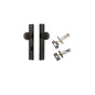 Iver Guildford Door Knob Rectangular Latch Pair, Passage Kit, Privacy Kit , Entrance Kit with High Security Lock - Signature Brass
