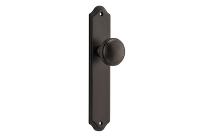 Iver Paddington  Door Knob Shouldered Latch Pair, Passage Kit, Privacy Kit , Entrance Kit with High Security Lock - Signature Brass