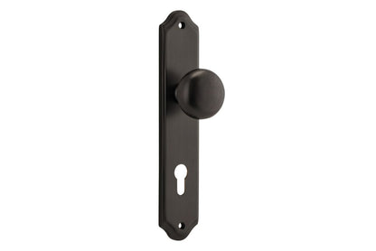 Iver Cambridge Door Knob Shouldered Latch Pair, Passage Kit, Privacy Kit , Entrance Kit with High Security Lock -Signature Brass