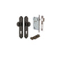 Iver Cambridge Door Knob Shouldered Latch Pair, Passage Kit, Privacy Kit , Entrance Kit with High Security Lock -Signature Brass