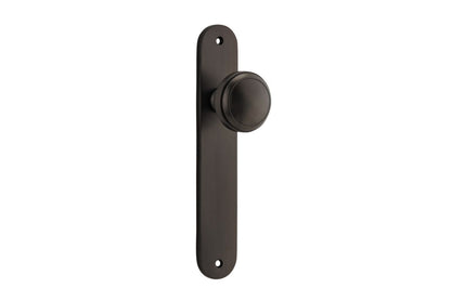 Iver Paddington  Door Knob Oval Latch Pair, Passage Kit, Privacy Kit , Entrance Kit with High Security Lock - Signature Brass