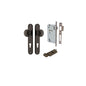 Iver Paddington  Door Knob Oval Latch Pair, Passage Kit, Privacy Kit , Entrance Kit with High Security Lock - Signature Brass