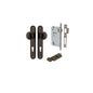 Iver Cambridge Door Knob Oval Concealed Fix Pair, Passage Kit, Privacy Kit , Entrance Kit with High Security Lock - Signature Brass