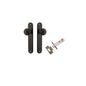Iver Guildford Door Knob Oval Latch Pair, Passage Kit, Privacy Kit , Entrance Kit with High Security Lock - Signature Brass