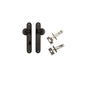Iver Guildford Door Knob Oval Latch Pair, Passage Kit, Privacy Kit , Entrance Kit with High Security Lock - Signature Brass